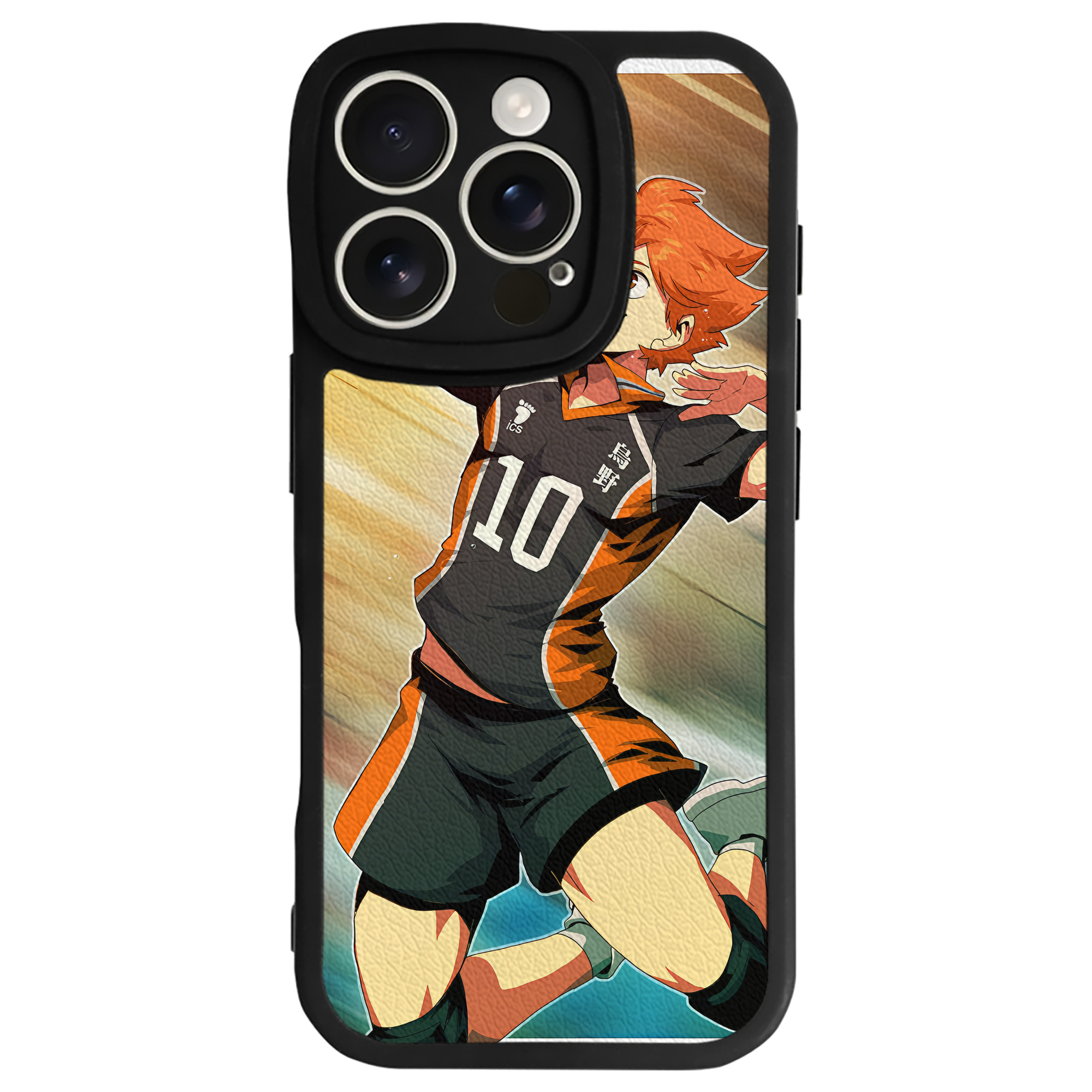 （画像用） ハイキュー!! Haikyu!! 【iPhone 16シリーズ対応】シリコンスマホケース（レザー調） 材質：シリコン